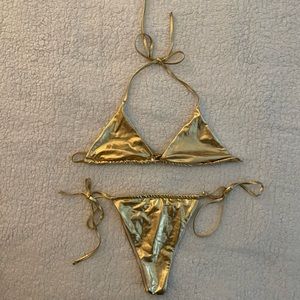 Amazon triangle bikini set